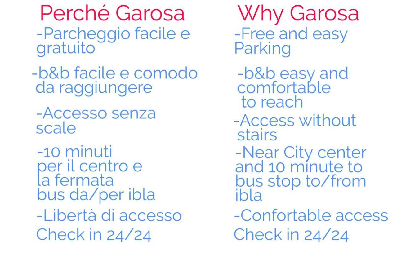 B&B Garosa Ragusa Eksteriør bilde